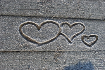 Three hearts on the frost © dagabu