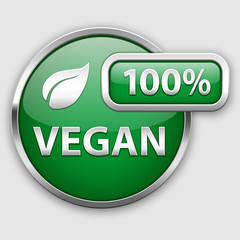 100% vegan plate in silver frame