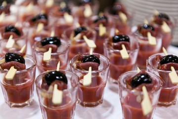 Table set for banquet