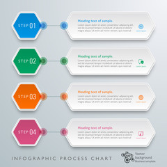 Infographics Vector Background Workflow
