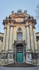 Obraz premium Dominican cathedral in Lviv. One of the most beautiful cathedral