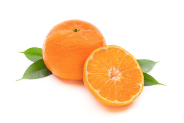 Orange on the isolated white background.