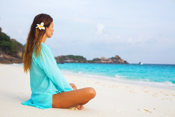 Girl on a beach