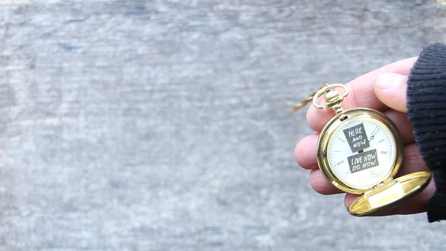 Here and Now and Live now do now idea
