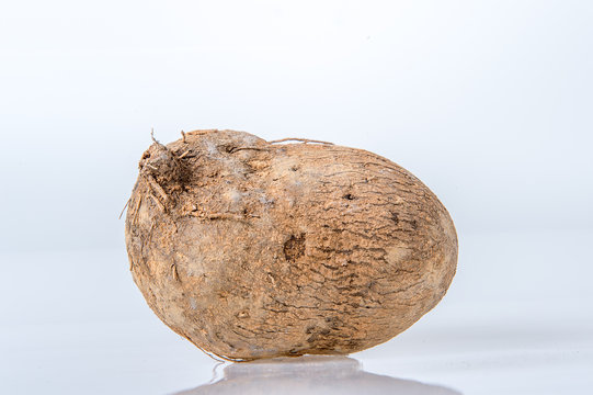 Sweet potato isolated on white background
