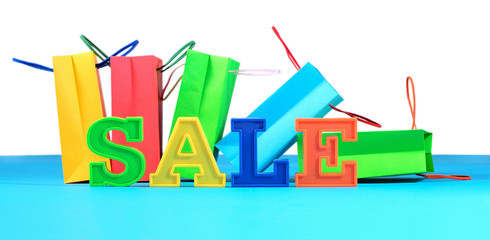Sale written by colorful letters