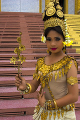 Apsara Dancer Performance in Temple