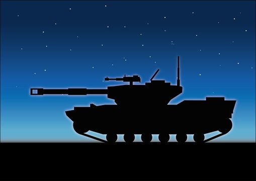 Night tank silhouette