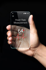 Heart rate measurement app