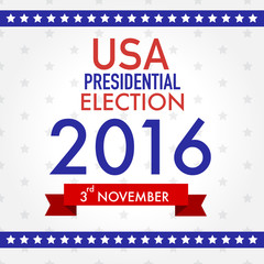 American election 2016  vector. illustration EPS10.