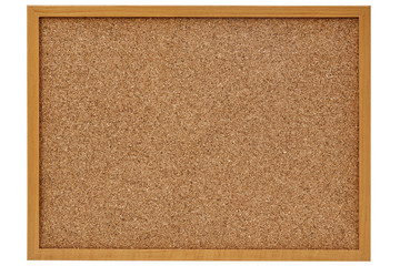 blank corkboard
