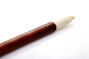 Writing brush isolated on white background