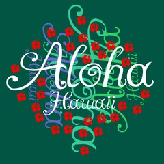 aloha, hawaii, pattern, travel, beach,  textile