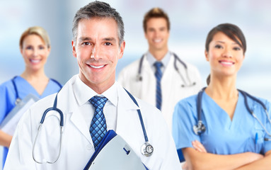 Fototapeta premium Group of hospital doctors.