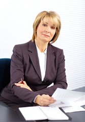 Beautiful mature business woman.