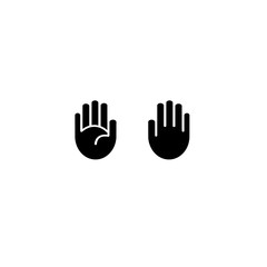 Vector hand icon