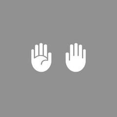 Vector hand icon