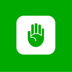 Obraz premium Vector hand icon