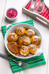 Tasty homemade dinner.