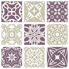 Classic vintage elegant pastel violet seamless abstract pattern 28
