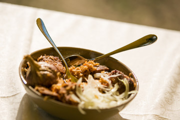 Traditional uzbek food