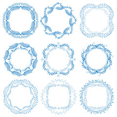 vintage frames hand-drawn