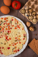 baked omelette food