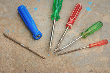 tools screwdriver with wrench