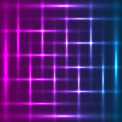 Violet-blue abstract glowing background