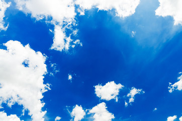 Beautiful blue sky and cloud