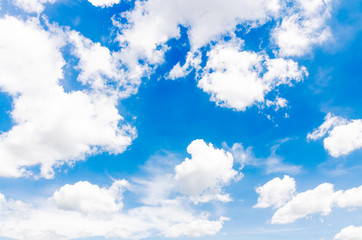 Obraz premium Beautiful blue sky and cloud