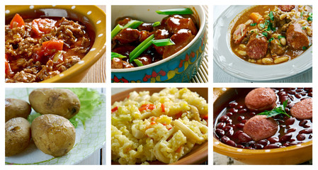 spanish and  Portuguese  traditional  cuisin