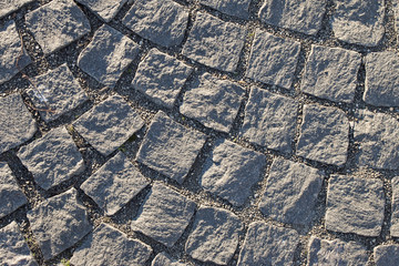 Texture of street paving