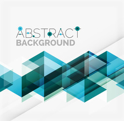 Vector triangle background