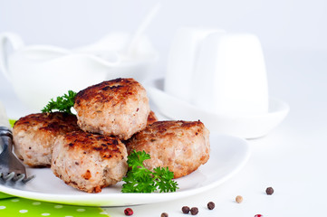 homemade fried cutlets