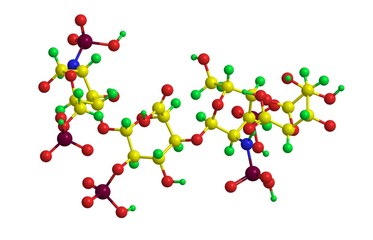 Molecular structure of heparin