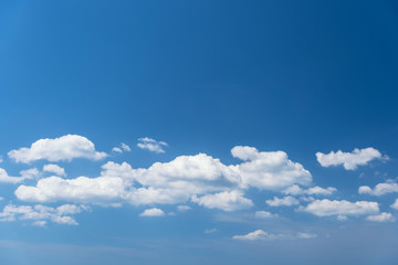 Wonderful white cloud with blue sky