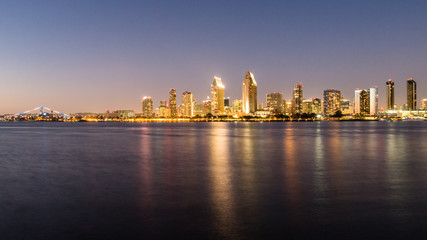 Plakat San Diego cityscape, USA