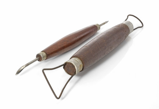 Clay tools / Clay tools on white background.