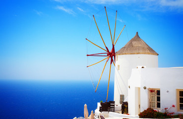 windmill of Oia, Santorini