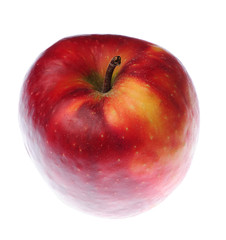 apple red from top