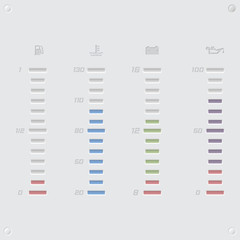 Digital led vehicle indicators