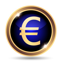 Fototapeta premium Euro icon