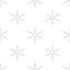 traditional shuriken seamless geometric pattern