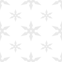 traditional six-pointed shuriken seamless geometric pattern