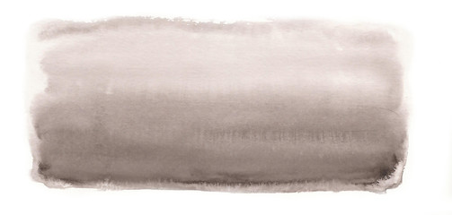 Watercolor gray blank rounded rectangle shape on white background © White Swallow