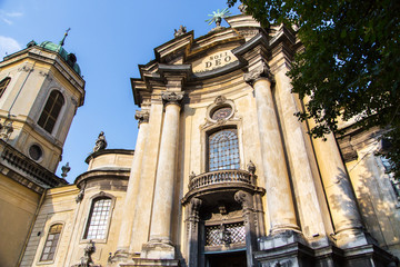 Fototapeta na wymiar Cathedral in Lviv