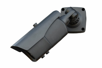 Camera security system. View profile. Isolation on a white background