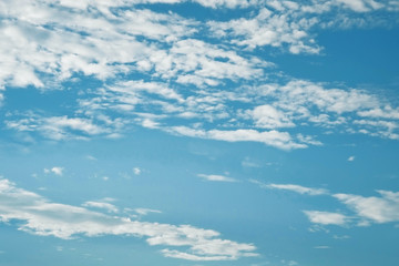 Blue sky with clouds / Blue sky with clouds use as background.