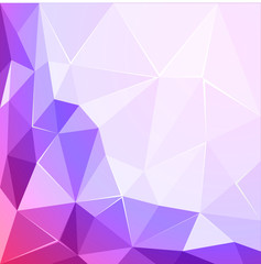 Abstract polygonal geometric faset shiny pink and violet background wallpaper illustration